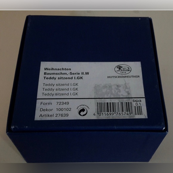 Baumschmuck Teddy Baren Ornament Hanging Home Decor W. Stefan Christmas 72349 - Picture 5 of 5